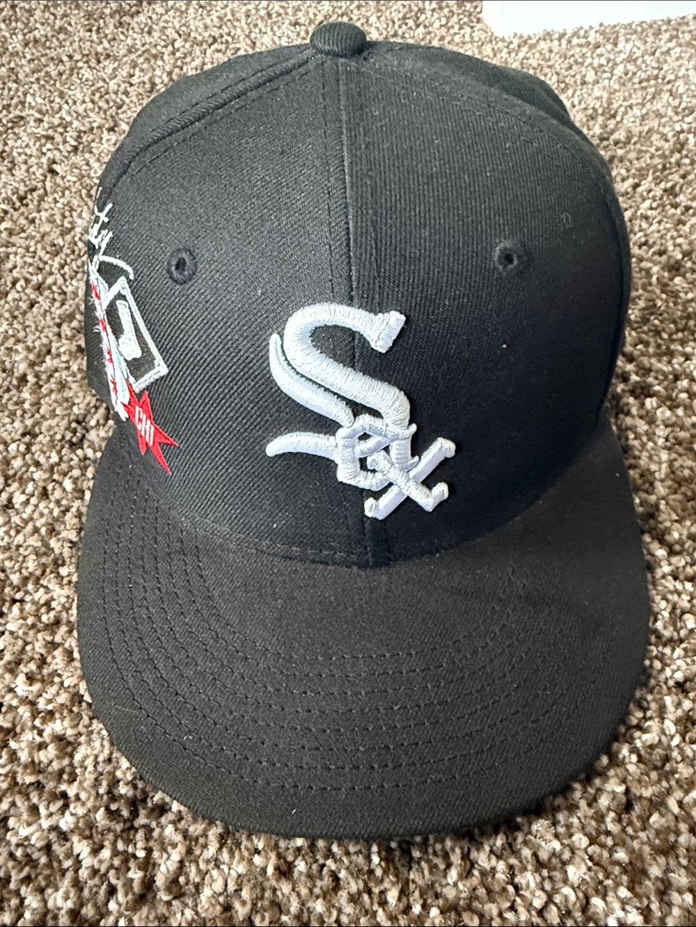 Chicago White Sox Kids Black Baseball Cap